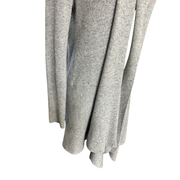 All Saints Keld Cardigan Wool Alpaca Blend Gray Asymmetrical LS  Sweater M - Picture 4 of 8